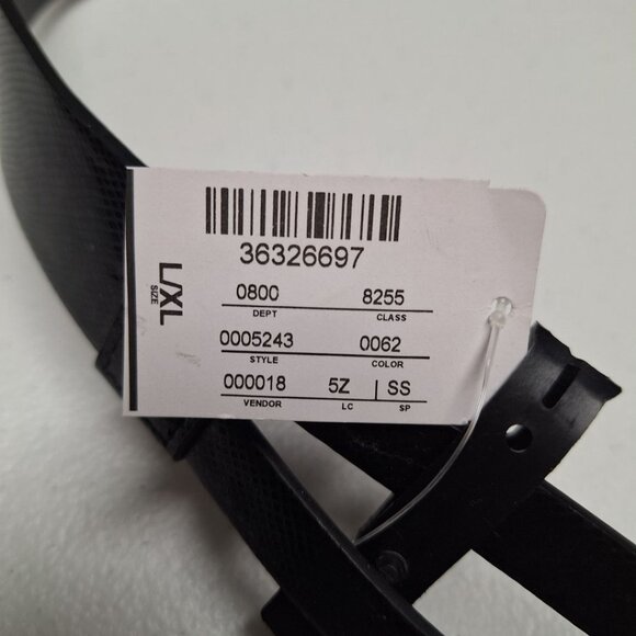 Christopher Banks Belt Black Silver Accent Adjustable Large Extra Large - Picture 3 of 7